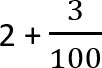 2+3/100